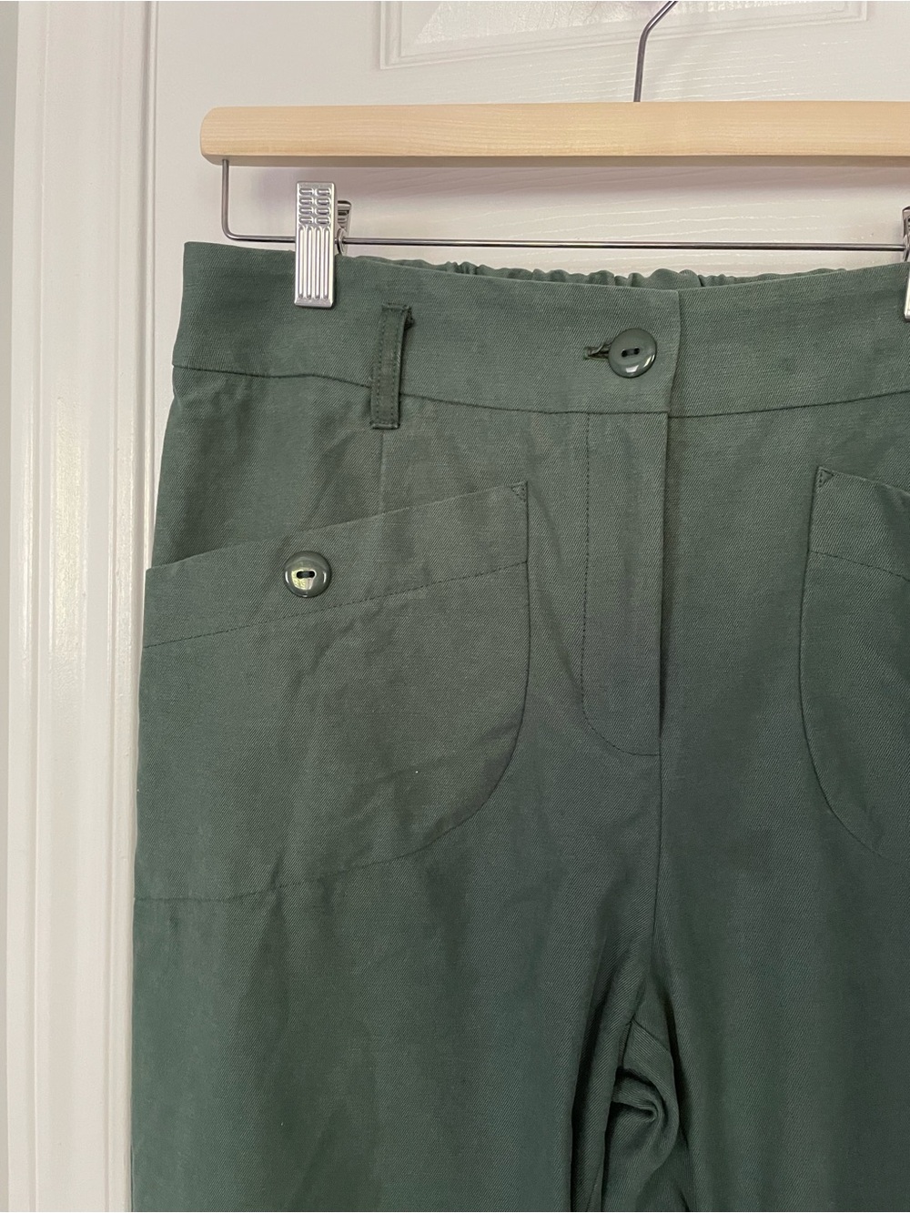 Cokluch 🇨🇦 dark green flared pants